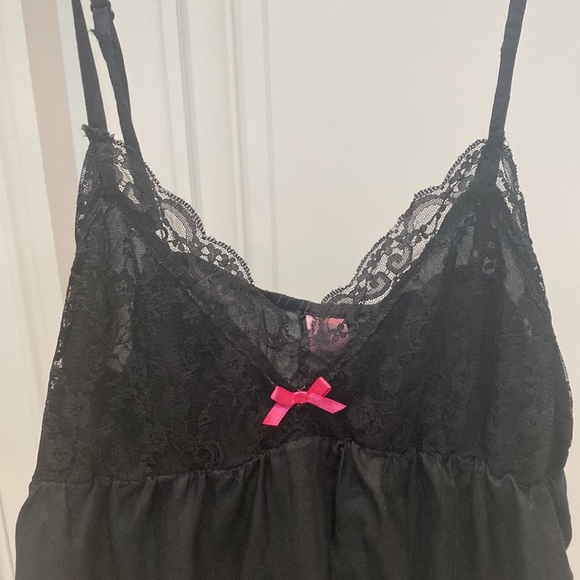 sophie & me black lace chemise size medium - Picture 2 of 4